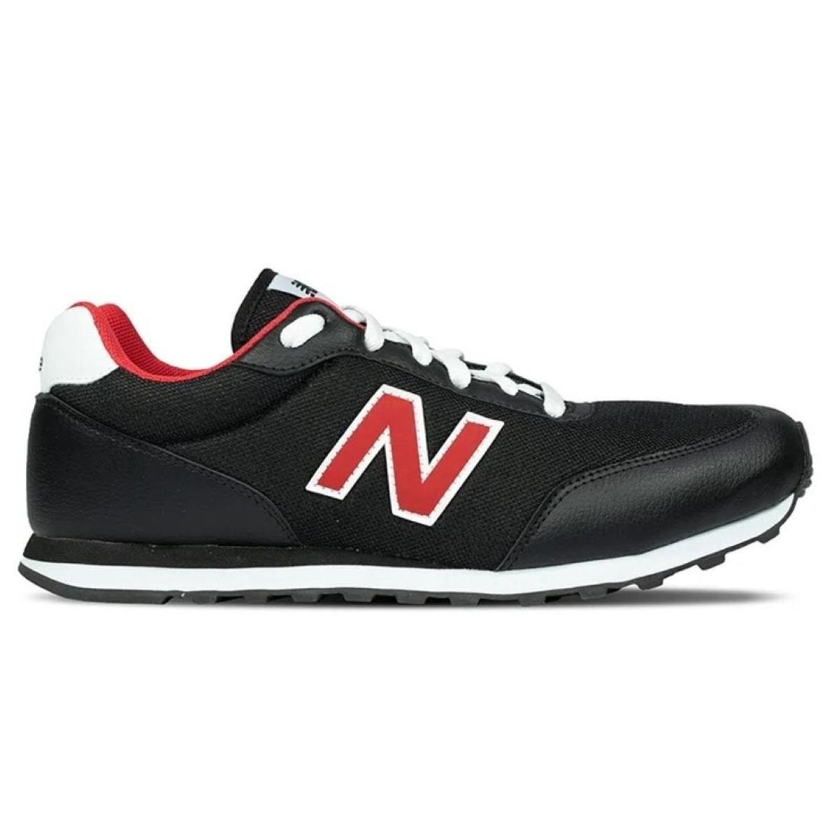 Tênis New Balance Masculino 050 - Preto+Vermelho Menor preço em Tênis New Balance Masculino 050 - Preto+Vermelho