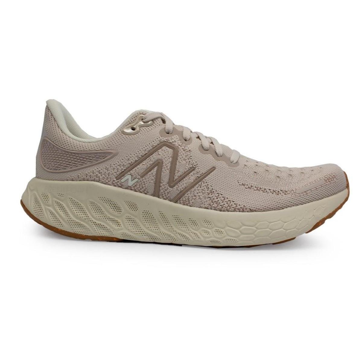 Tênis New Balance Masculino 1080 v12 - Bege Menor preço em Tênis New Balance Masculino 1080 v12 - Bege