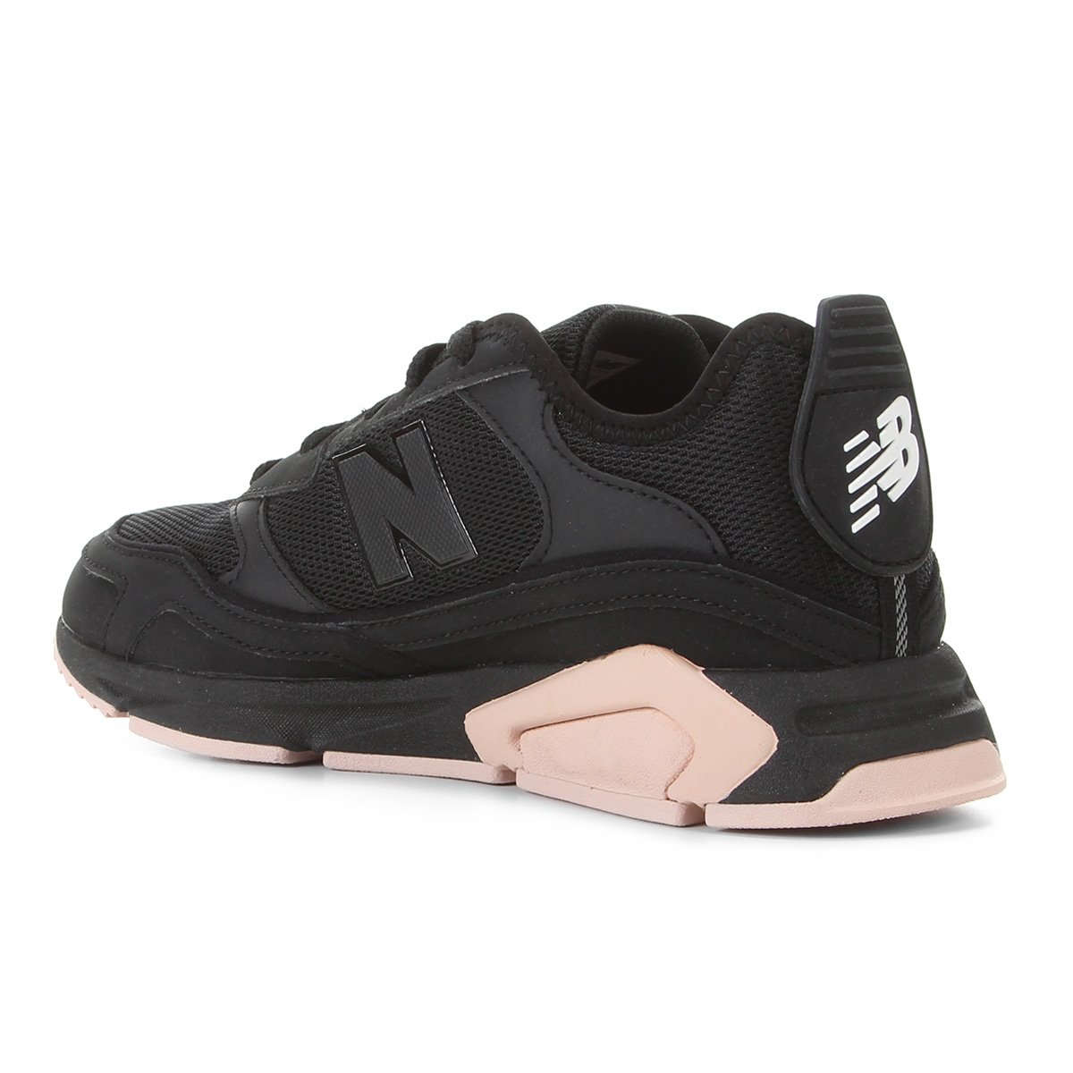 tenis new balance feminino preto e rosa