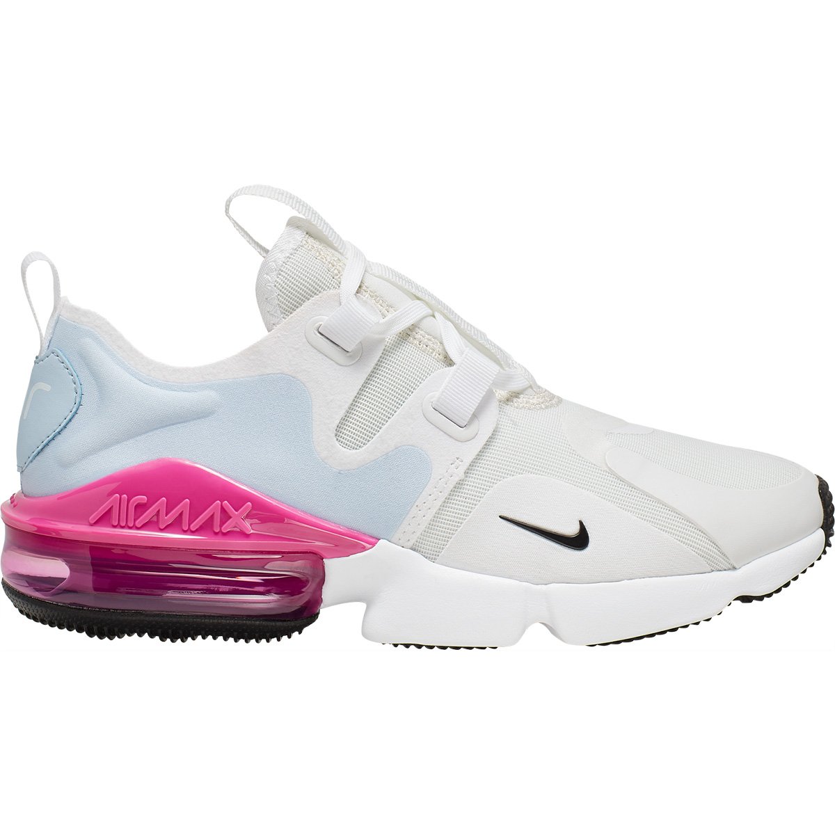 Tênis Nike Air Max Infinity Feminino - Branco+Preto Menor preço em Tênis Nike Air Max Infinity Feminino - Branco+Preto
