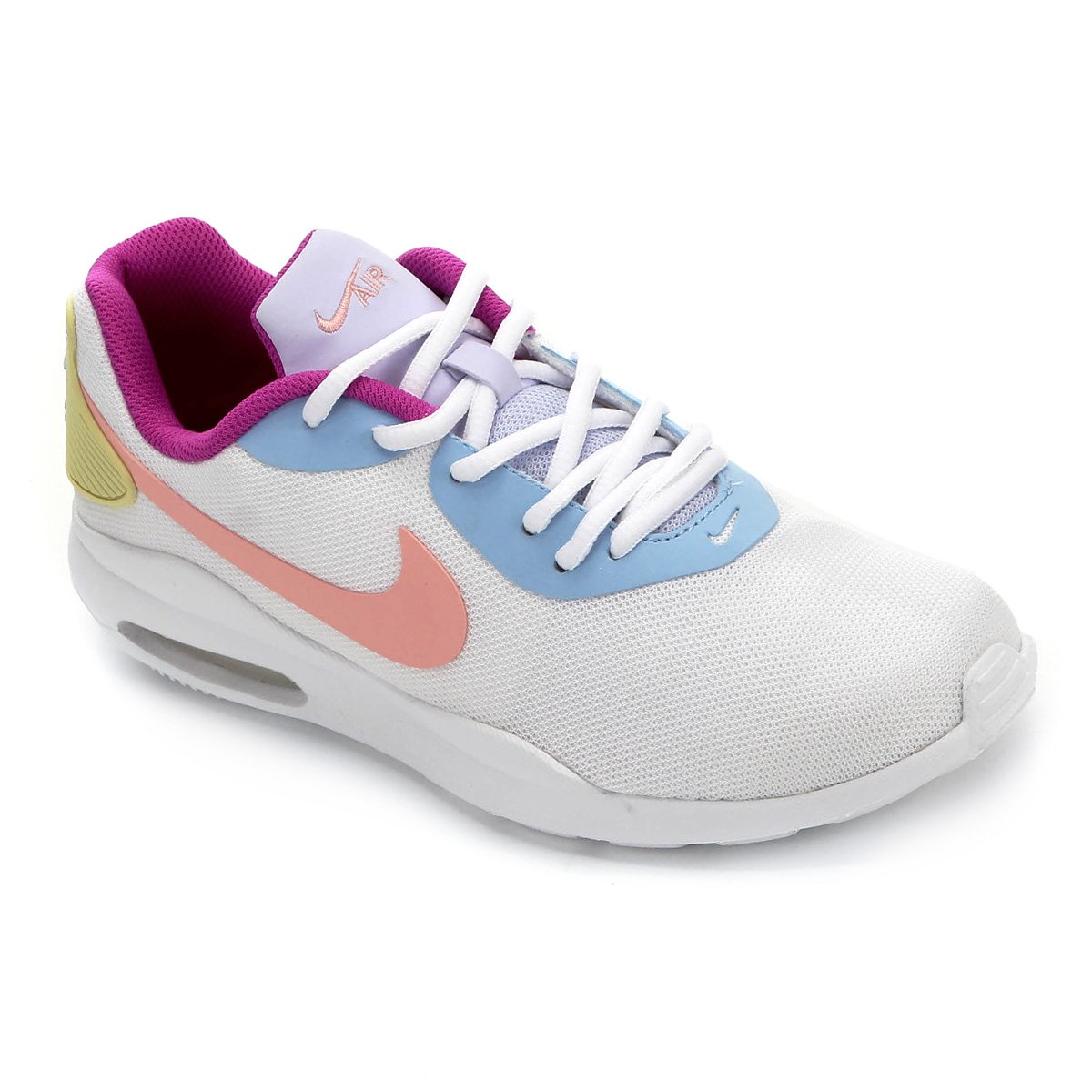 Tênis Nike Air Max Oketo Feminino - Branco+Roxo Menor preço em Tênis Nike Air Max Oketo Feminino - Branco+Roxo