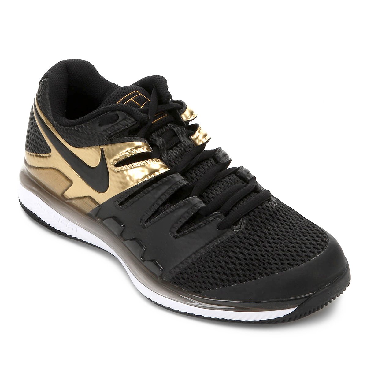 Tênis Nike Air Zoom Vapor X HC Masculino - Preto+Dourado é ruim? Tênis Nike Air Zoom Vapor X HC Masculino - Preto+Dourado é boa?