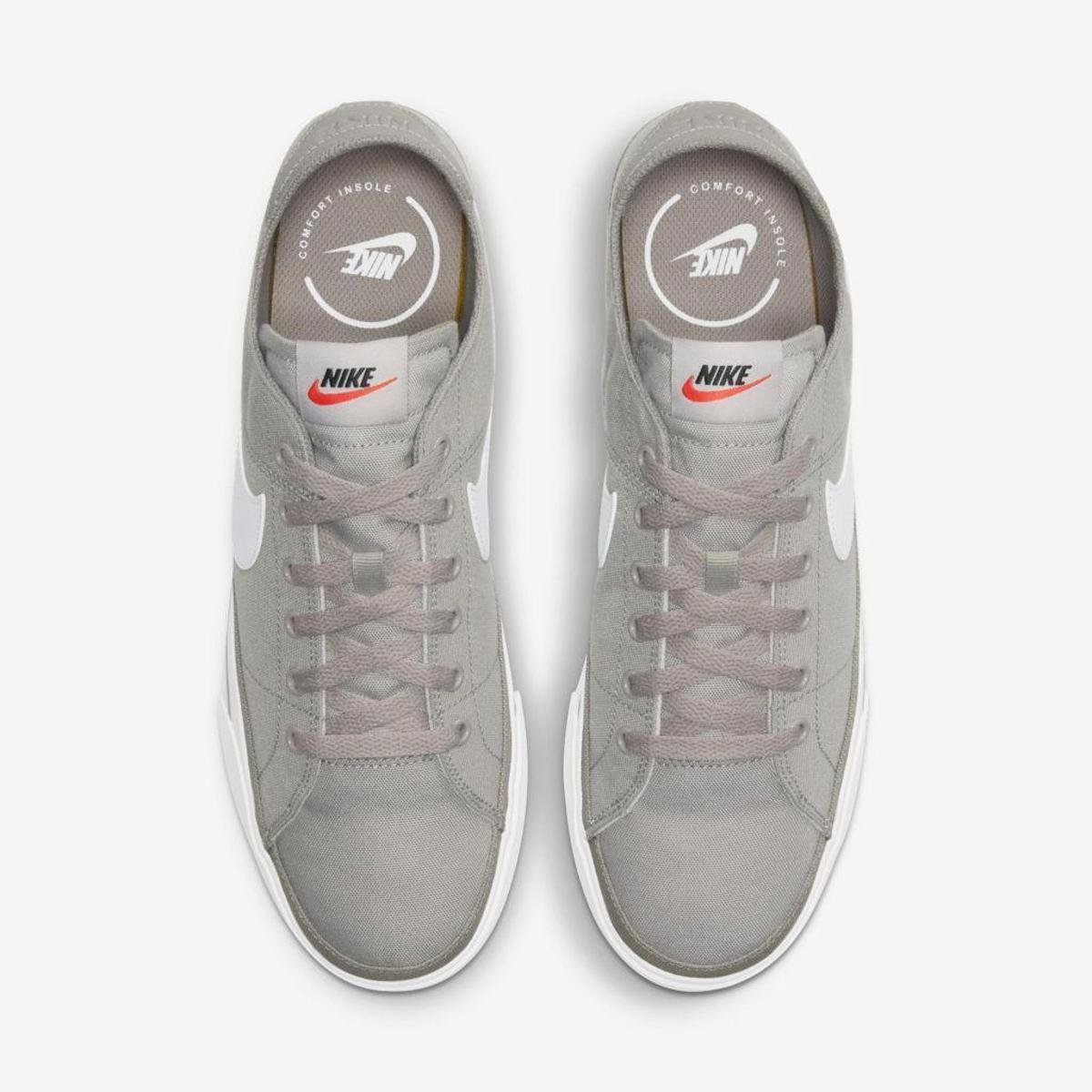 Tênis Nike Court Legacy Canvas Masculino - Cinza | Zattini