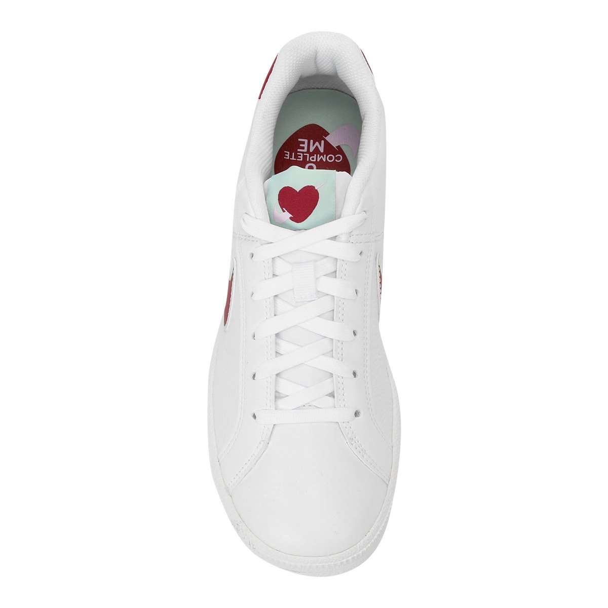 Tênis Nike Court Royale Valentine's Day Feminino - Branco+Vermelho | Zattini