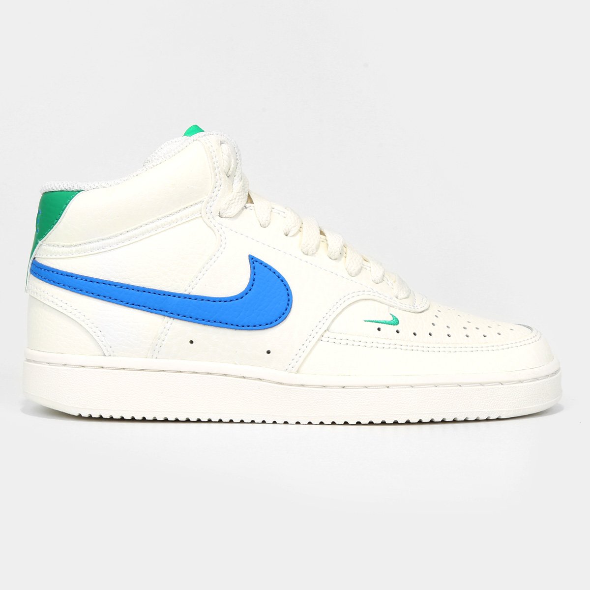 Tênis Nike Court Vision Mid Feminino - Azul Menor preço em Tênis Nike Court Vision Mid Feminino - Azul