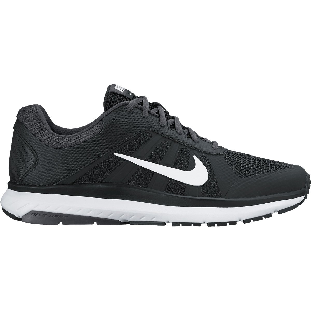 Tênis Nike Dart 12 MSL Masculino - Preto+Branco Menor preço em Tênis Nike Dart 12 MSL Masculino - Preto+Branco