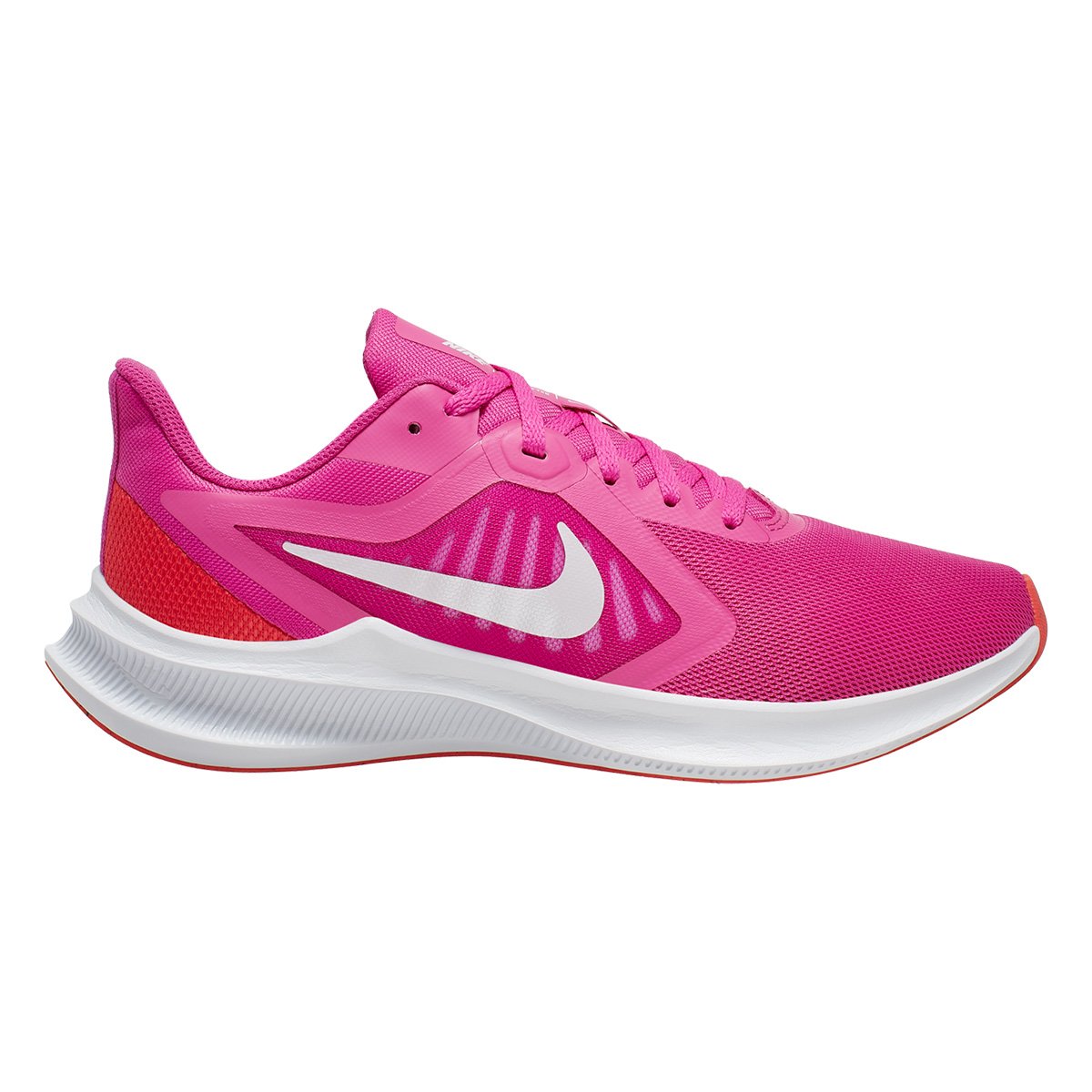 Tênis Nike Downshifter 10 Feminino - Pink+Branco é ruim? Tênis Nike Downshifter 10 Feminino - Pink+Branco é boa?