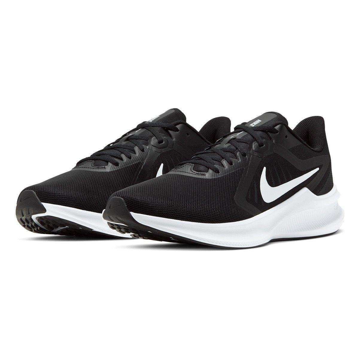 Tênis Nike Downshifter 10 Masculino - Preto+Branco é ruim? Tênis Nike Downshifter 10 Masculino - Preto+Branco é boa?