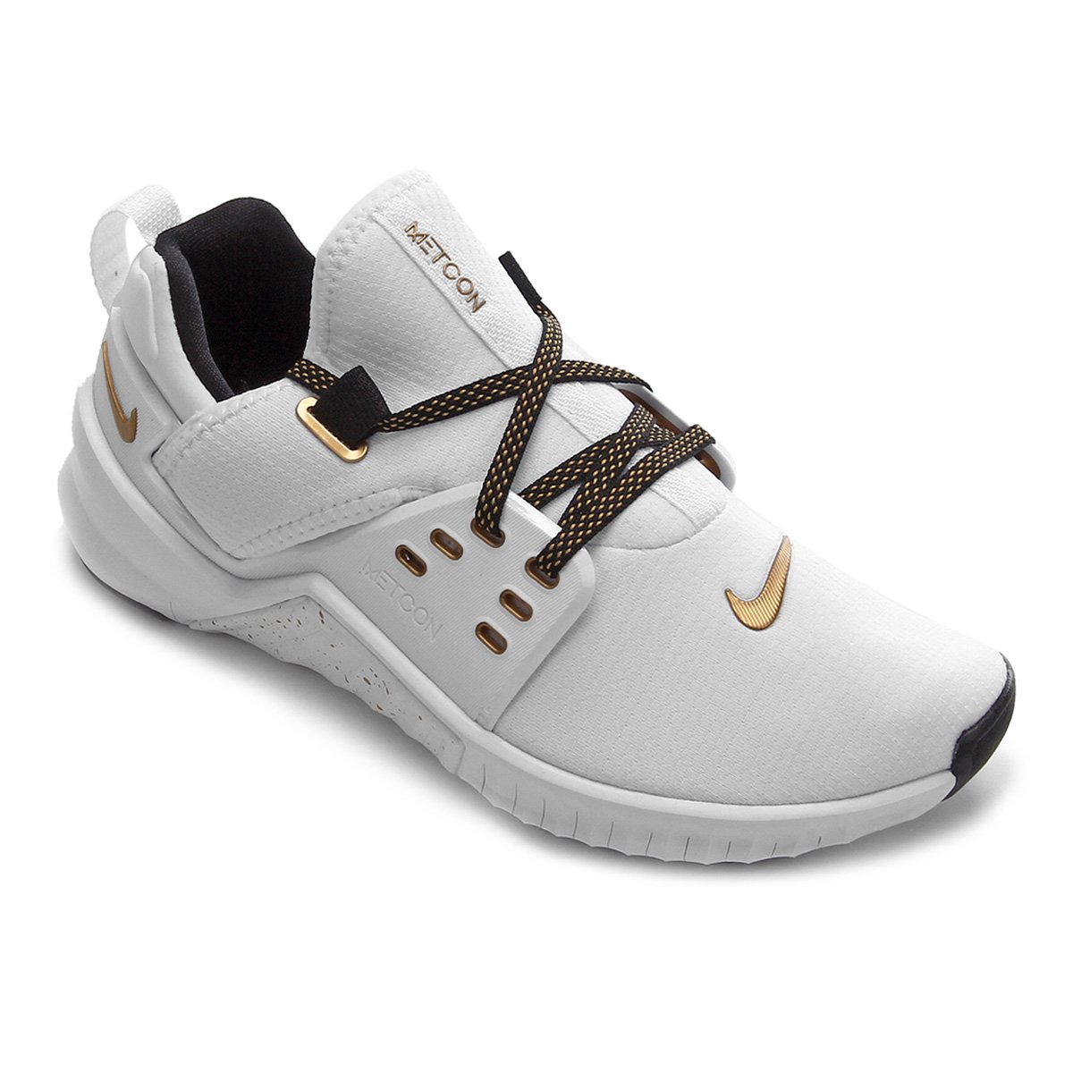 Tênis Nike Free Metcon 2 Feminino - Branco+dourado Menor preço em Tênis Nike Free Metcon 2 Feminino - Branco+dourado