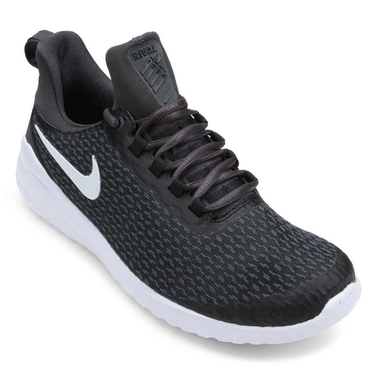 Tênis Nike Renew Rival Masculino - Preto+Branco Menor preço em Tênis Nike Renew Rival Masculino - Preto+Branco