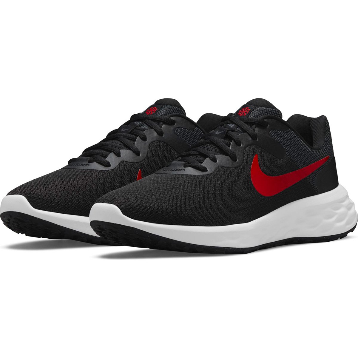 Tênis Nike Revolution 6 Next Nature Masculino - Preto+Vermelho Menor preço em Tênis Nike Revolution 6 Next Nature Masculino - Preto+Vermelho