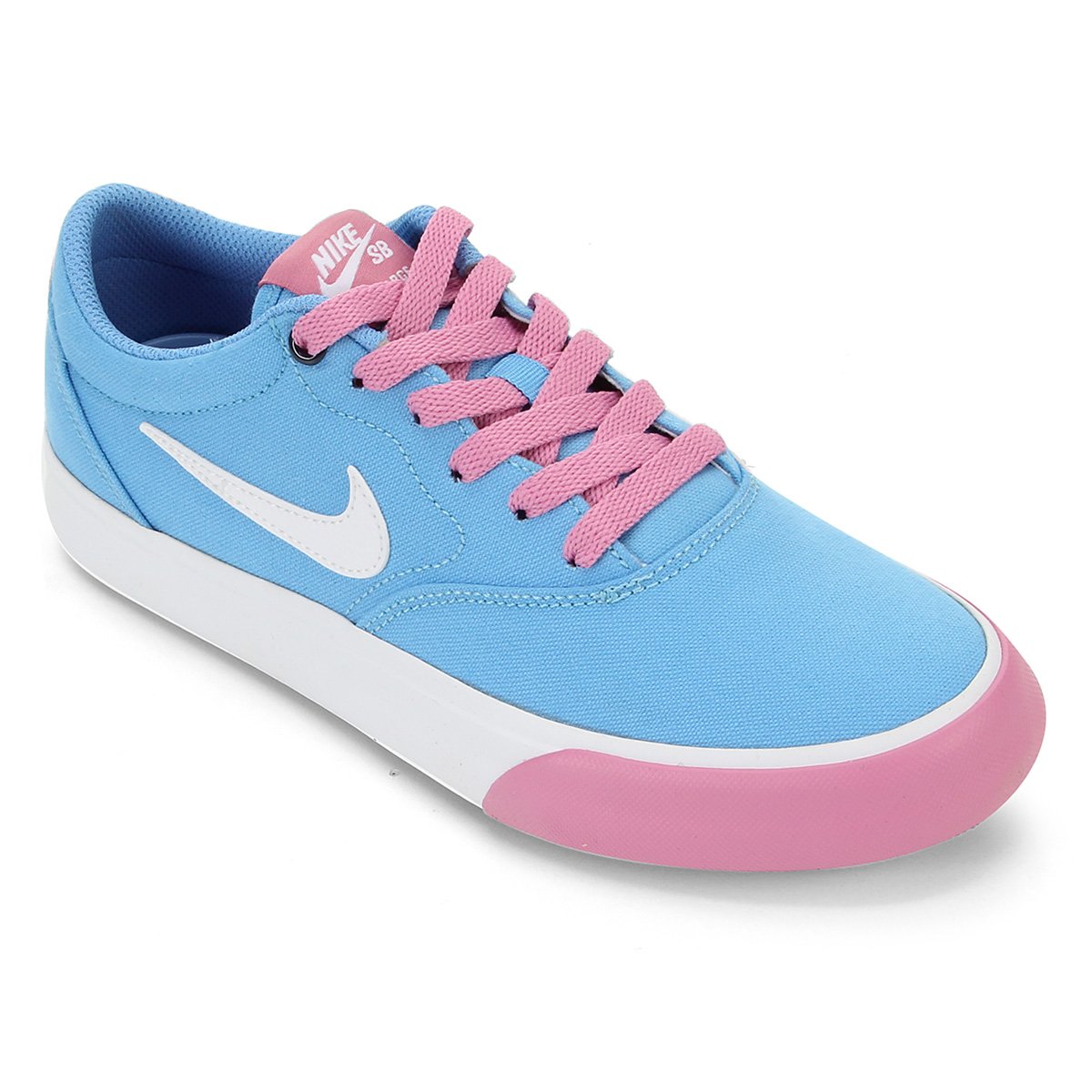 Tênis Nike SB Charge Canvas Feminino - Azul+Rosa é ruim? Tênis Nike SB Charge Canvas Feminino - Azul+Rosa é boa?