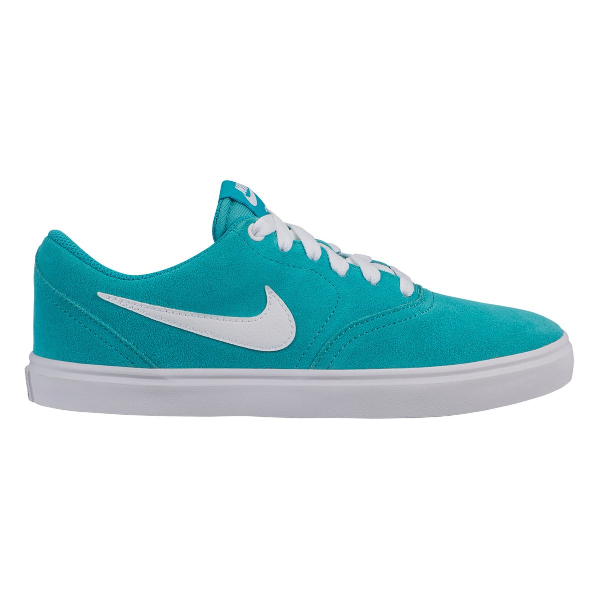 Tênis Nike SB Check Solar Feminino - Azul Piscina+Branco Menor preço em Tênis Nike SB Check Solar Feminino - Azul Piscina+Branco
