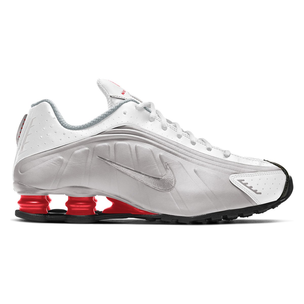 Tênis Nike Shox R4 Masculino - Branco+prata é ruim? Tênis Nike Shox R4 Masculino - Branco+prata é boa?