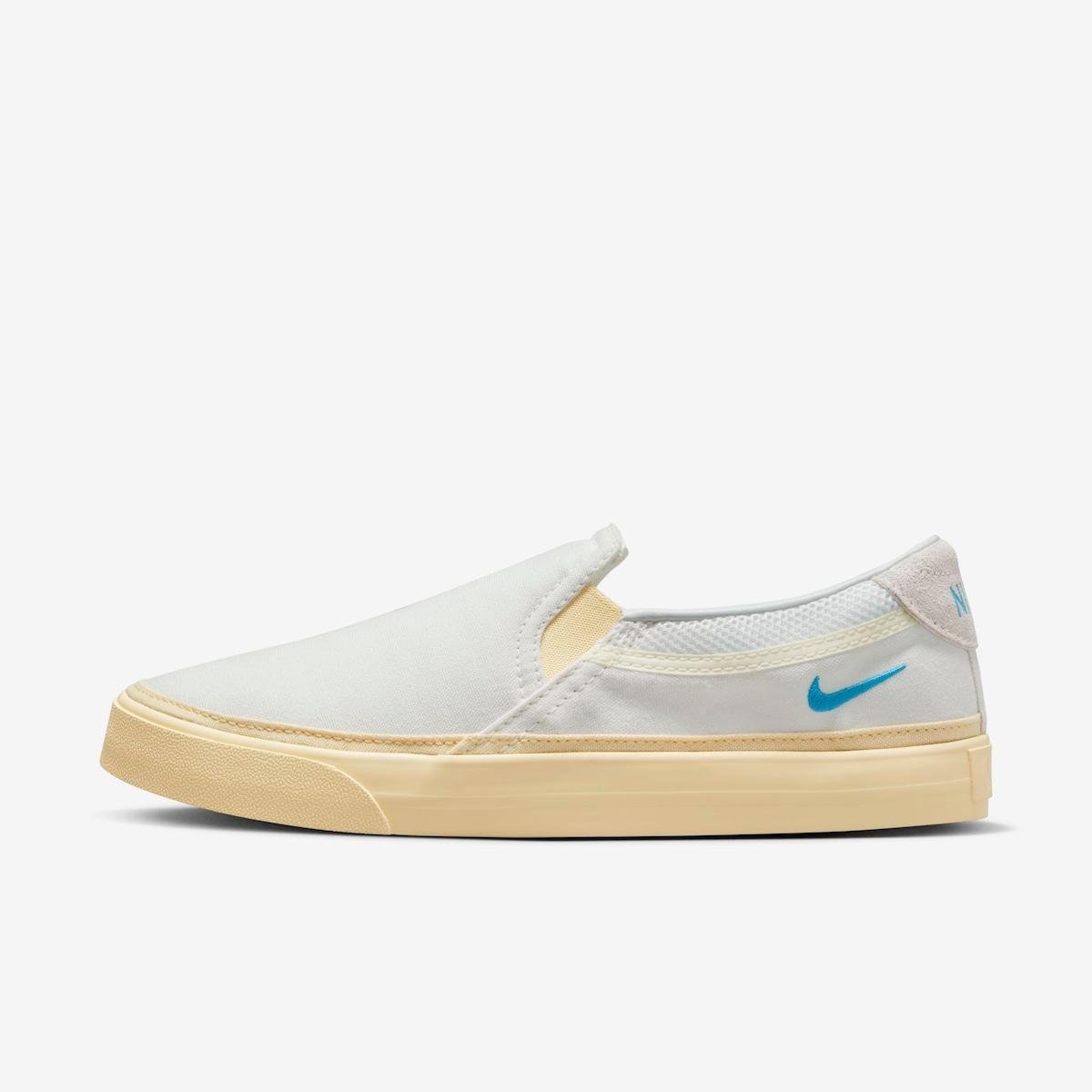 Tênis Nike Slip-On Court Legacy Feminino Menor preço em Tênis Nike Slip-On Court Legacy Feminino