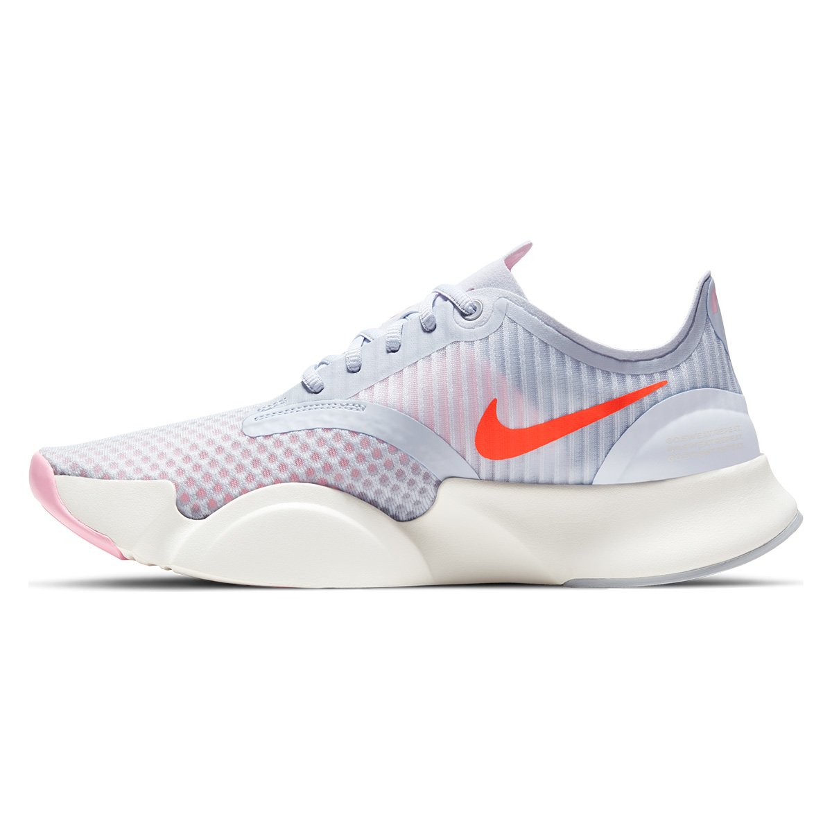 nike feminino cinza e rosa