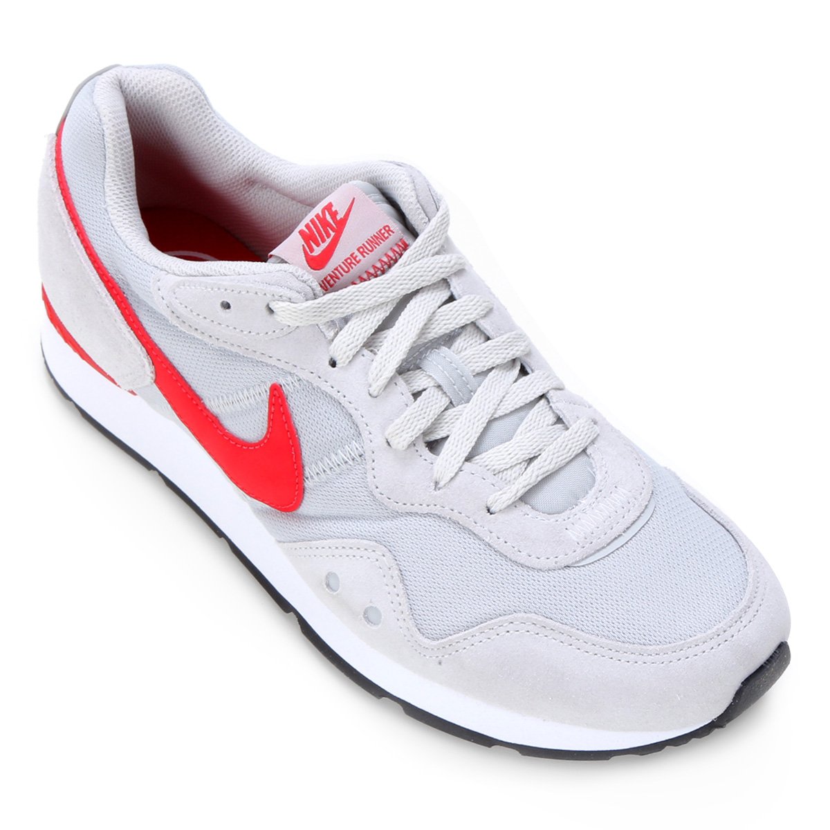 Tênis Nike Venture Runner Masculino - Cinza+Vermelho Menor preço em Tênis Nike Venture Runner Masculino - Cinza+Vermelho