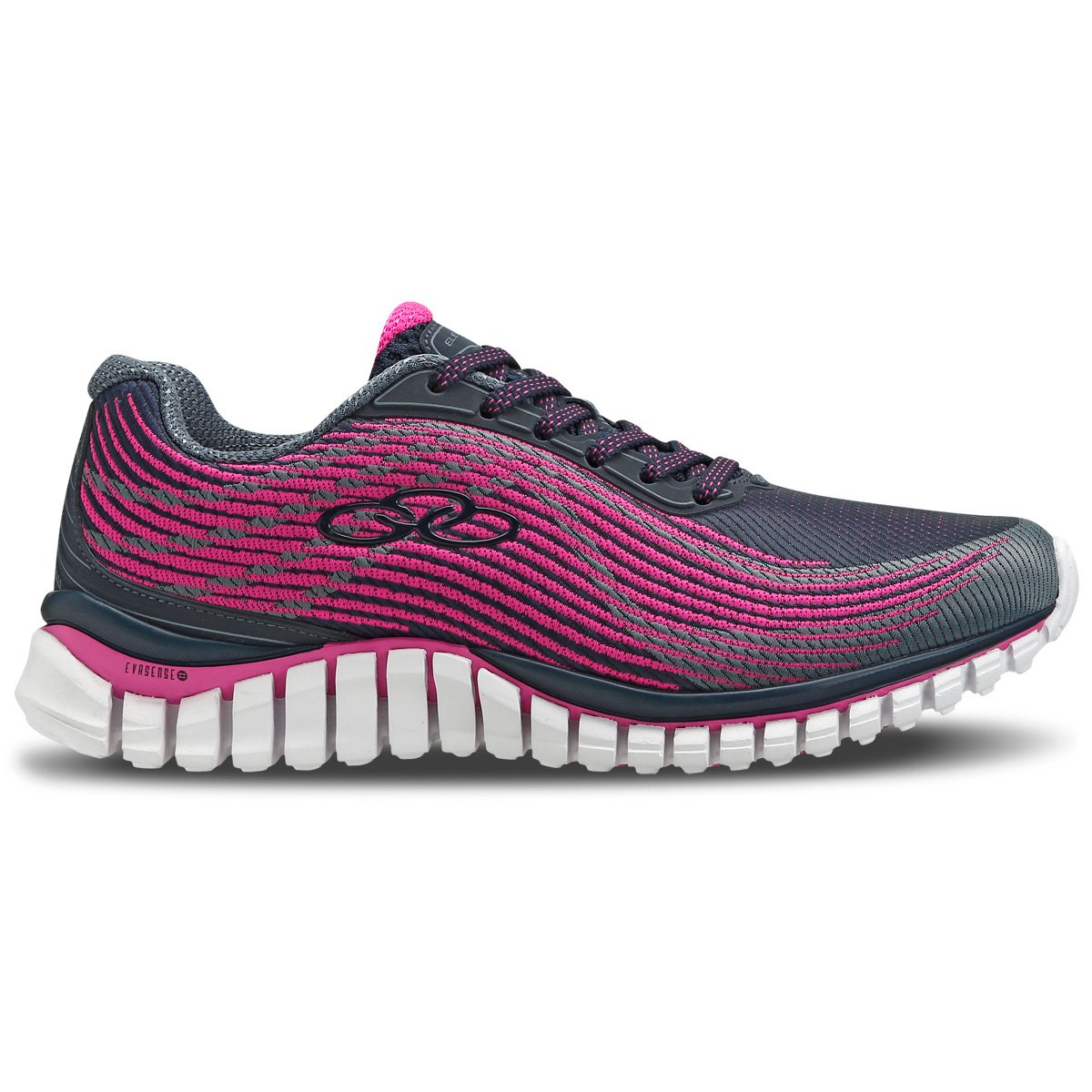 Tênis Olympikus Elevation Feminino - Marinho+Pink Menor preço em Tênis Olympikus Elevation Feminino - Marinho+Pink