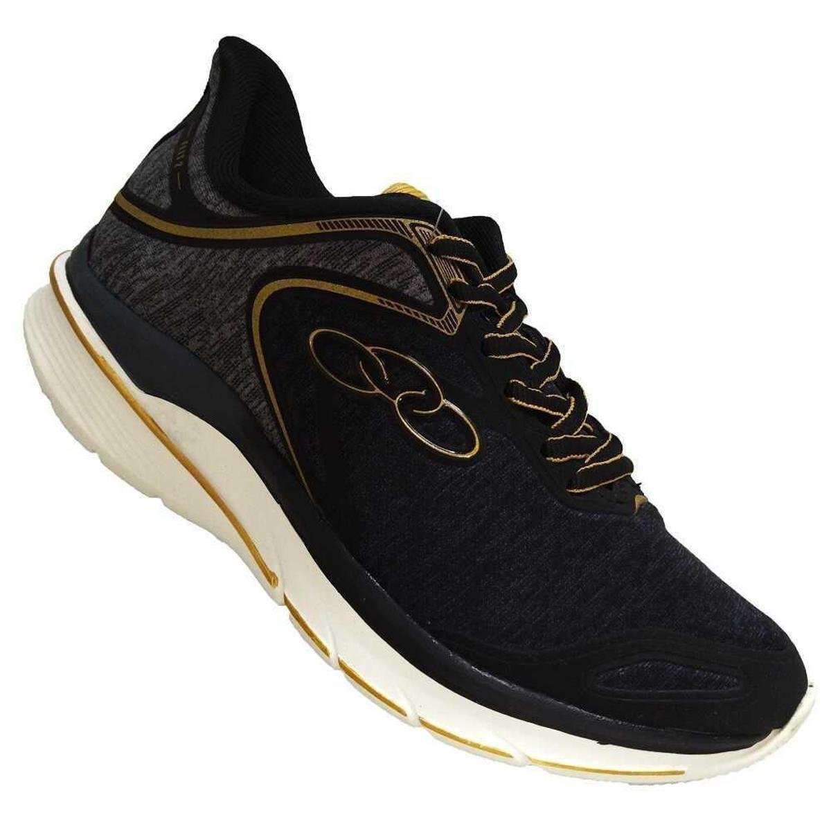 Tênis Olympikus Flit 2 Feminino - Preto/Chumbo - Preto+Chumbo Menor preço em Tênis Olympikus Flit 2 Feminino - Preto/Chumbo - Preto+Chumbo