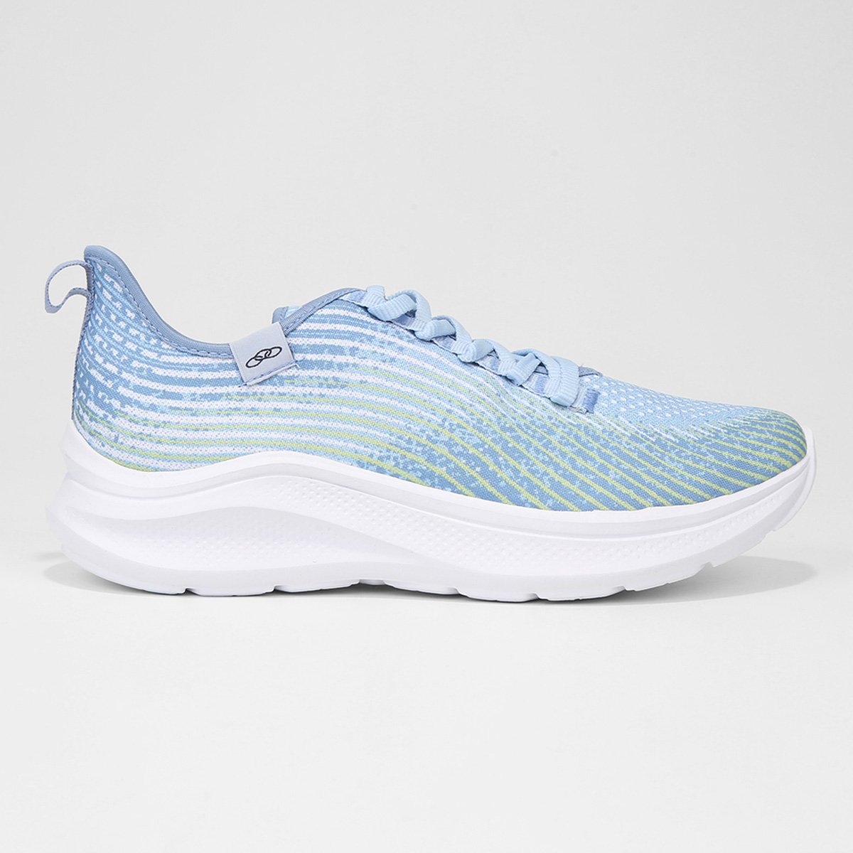 Tênis Olympikus Luna Feminino - Branco+Verde Limão Menor preço em Tênis Olympikus Luna Feminino - Branco+Verde Limão