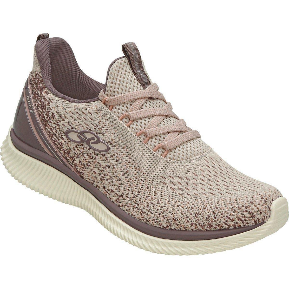 Tênis Olympikus Make Feminino - Off White Menor preço em Tênis Olympikus Make Feminino - Off White