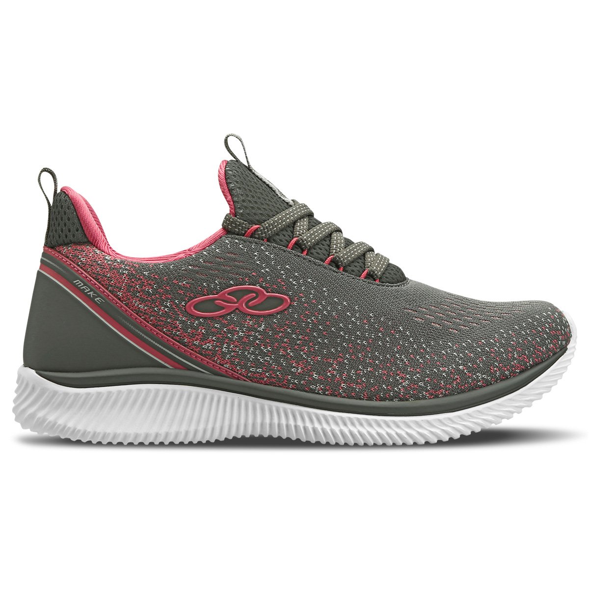 Tênis Olympikus Make Feminino - Chumbo Menor preço em Tênis Olympikus Make Feminino - Chumbo