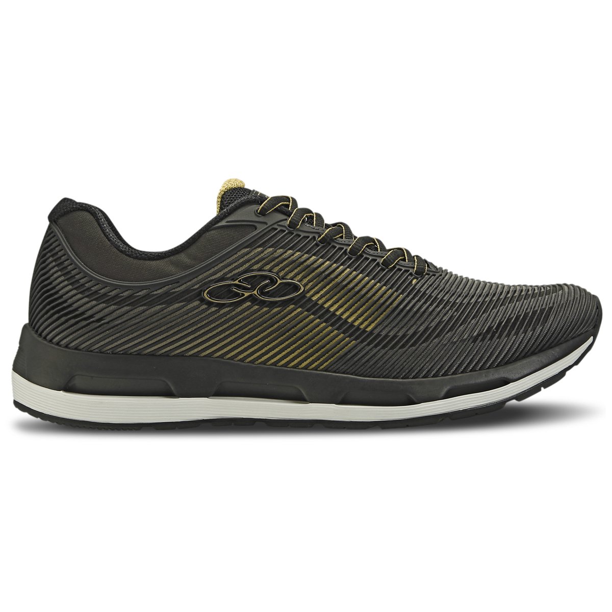 Tênis Olympikus Oasis Masculino - Preto+Dourado Menor preço em Tênis Olympikus Oasis Masculino - Preto+Dourado