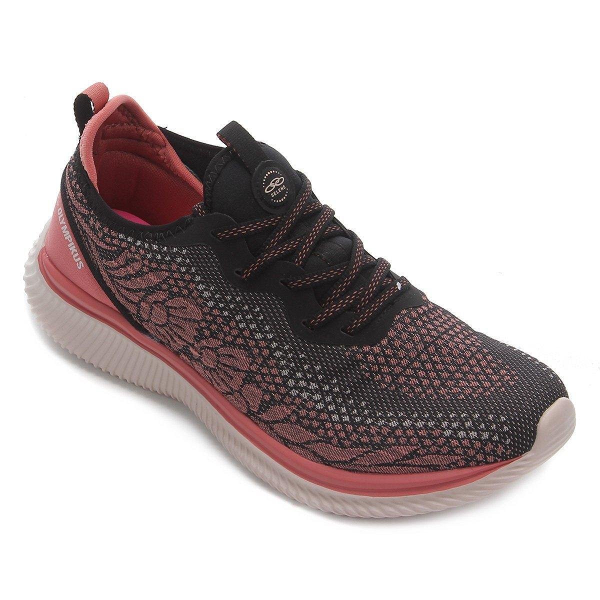 Tênis Olympikus Selene Feminino - Preto Menor preço em Tênis Olympikus Selene Feminino - Preto