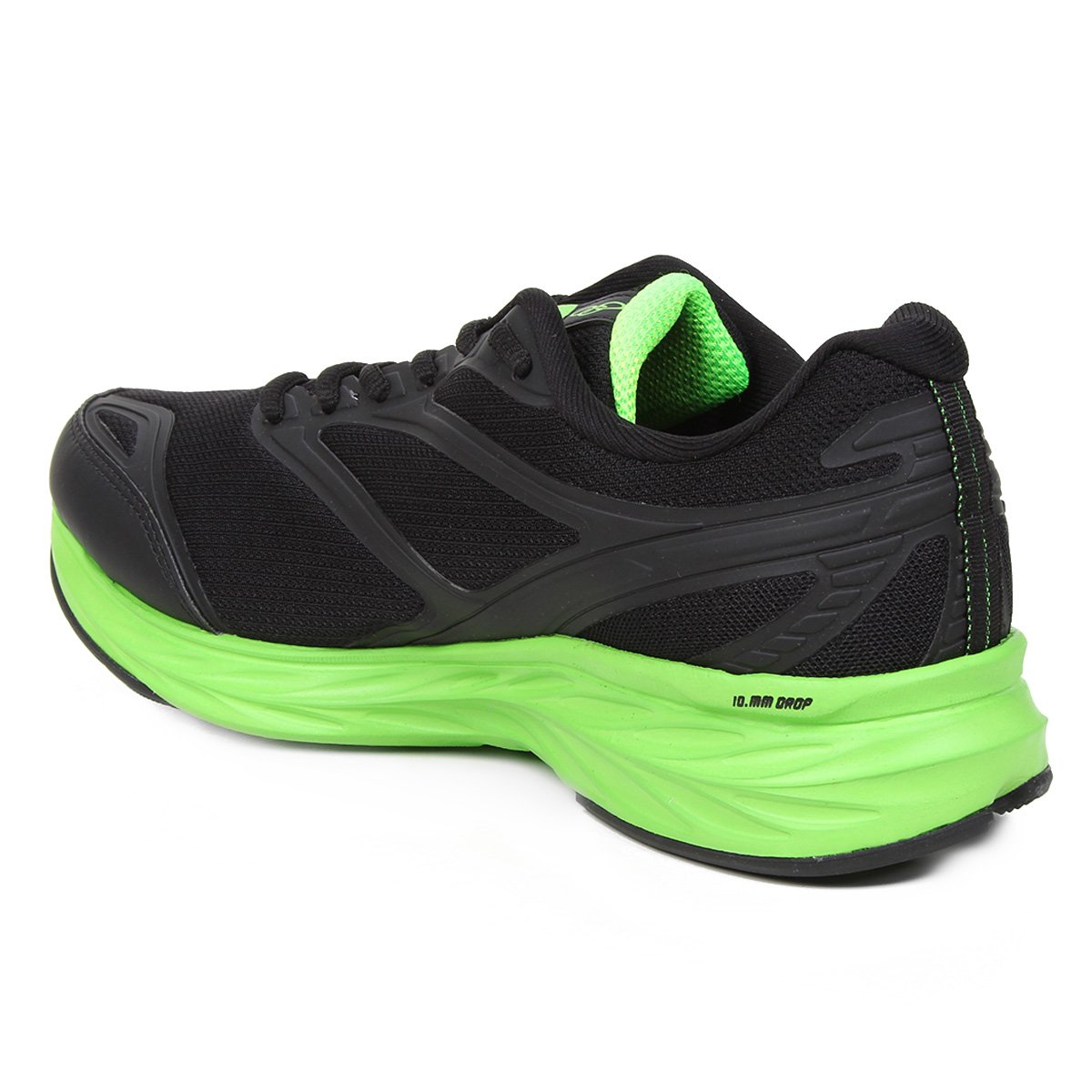 tenis olympikus masculino preto com verde