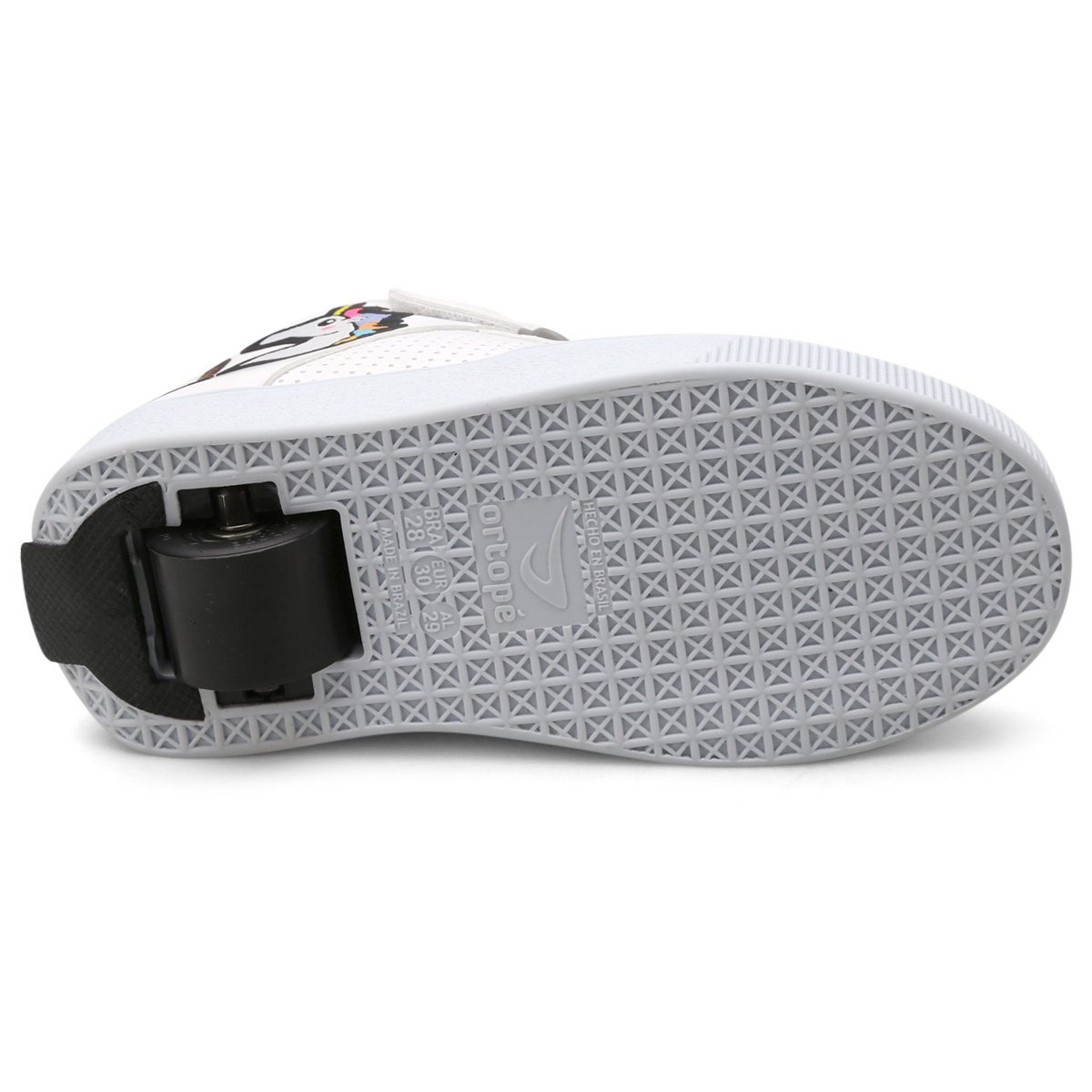 tênis de rodinha de unicórnio