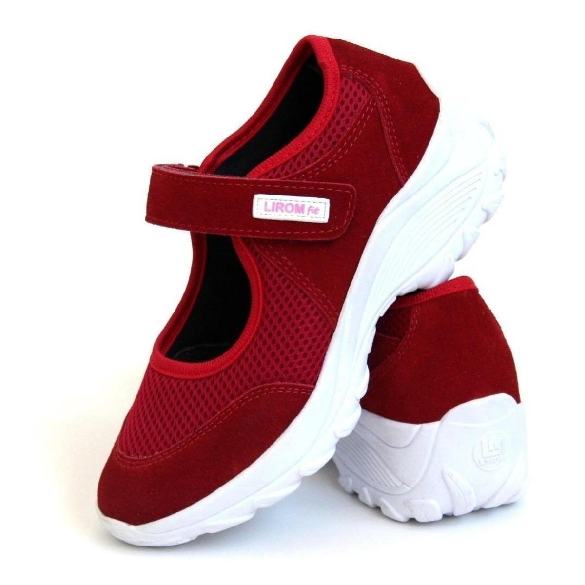 Tênis JACKSHIBO Feminino Bico Largo - Rosa Tamanho 6 Wide Suporte Arco Ortopédico