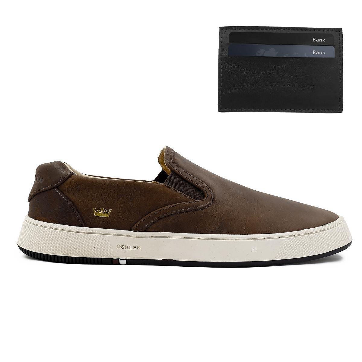 Tênis Osklen Bossanova Nobuck + Porta Cartão - Marrom+Bege é ruim? Tênis Osklen Bossanova Nobuck + Porta Cartão - Marrom+Bege é boa?