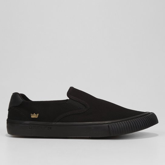 Tênis Osklen Canvas Slip On Black Sole Masculino Zattini