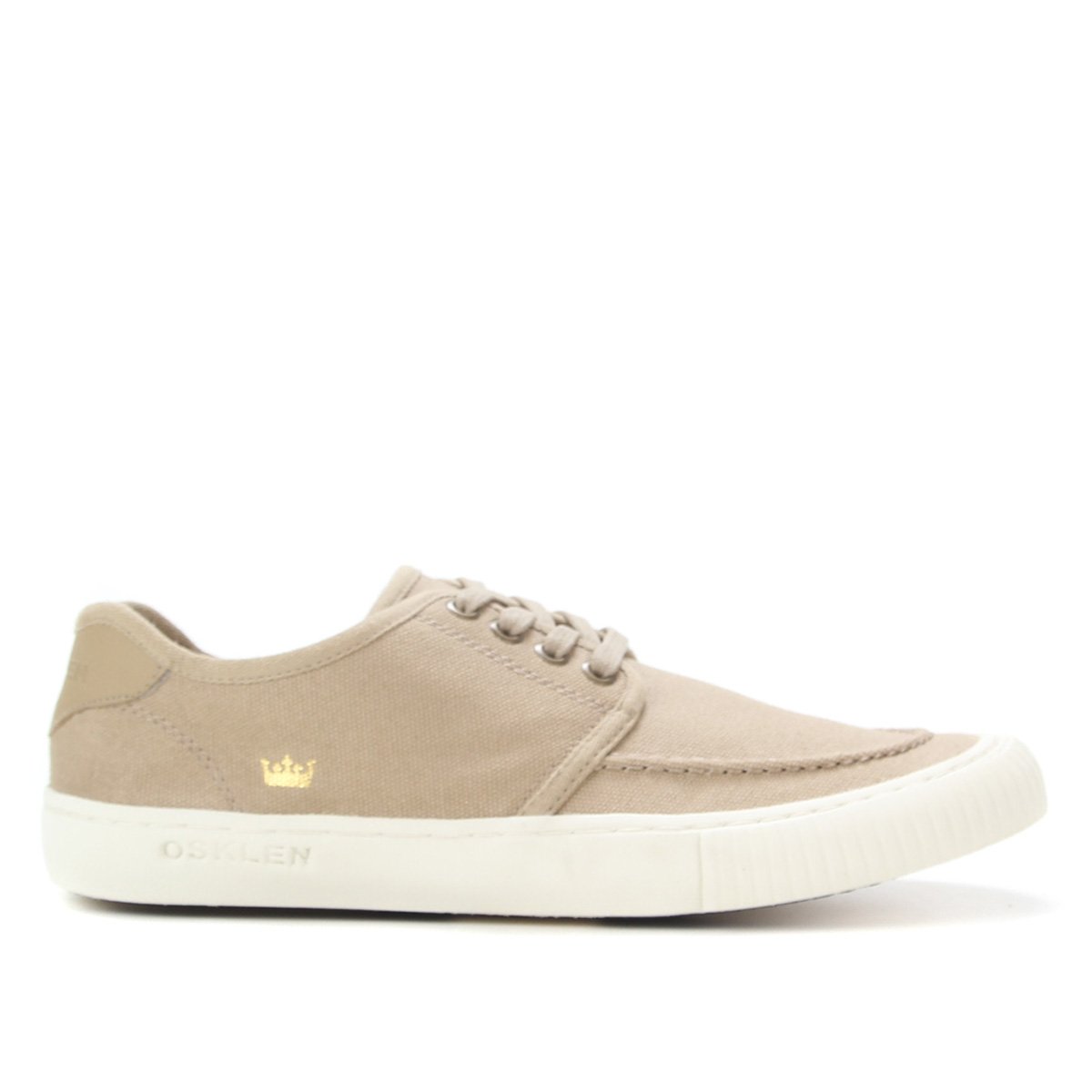 Tênis Osklen Deck Canvas Masculino - Cáqui Menor preço em Tênis Osklen Deck Canvas Masculino - Cáqui