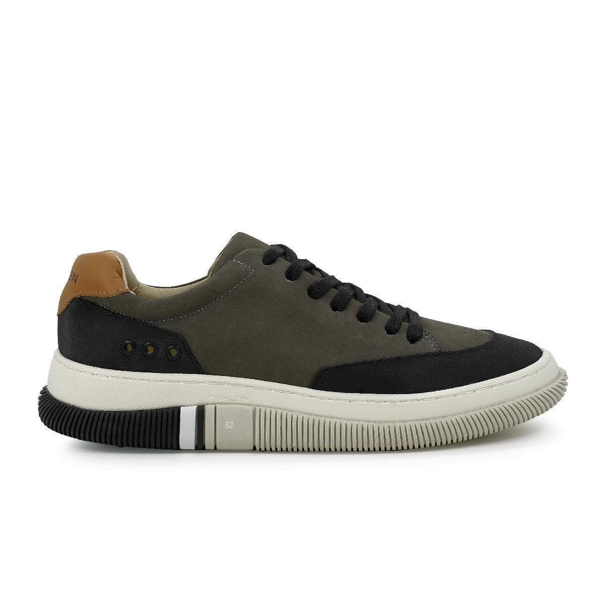 Tênis Osklen Hybrid Laces Nobuck Masculino - Cinza+Preto Menor preço em Tênis Osklen Hybrid Laces Nobuck Masculino - Cinza+Preto