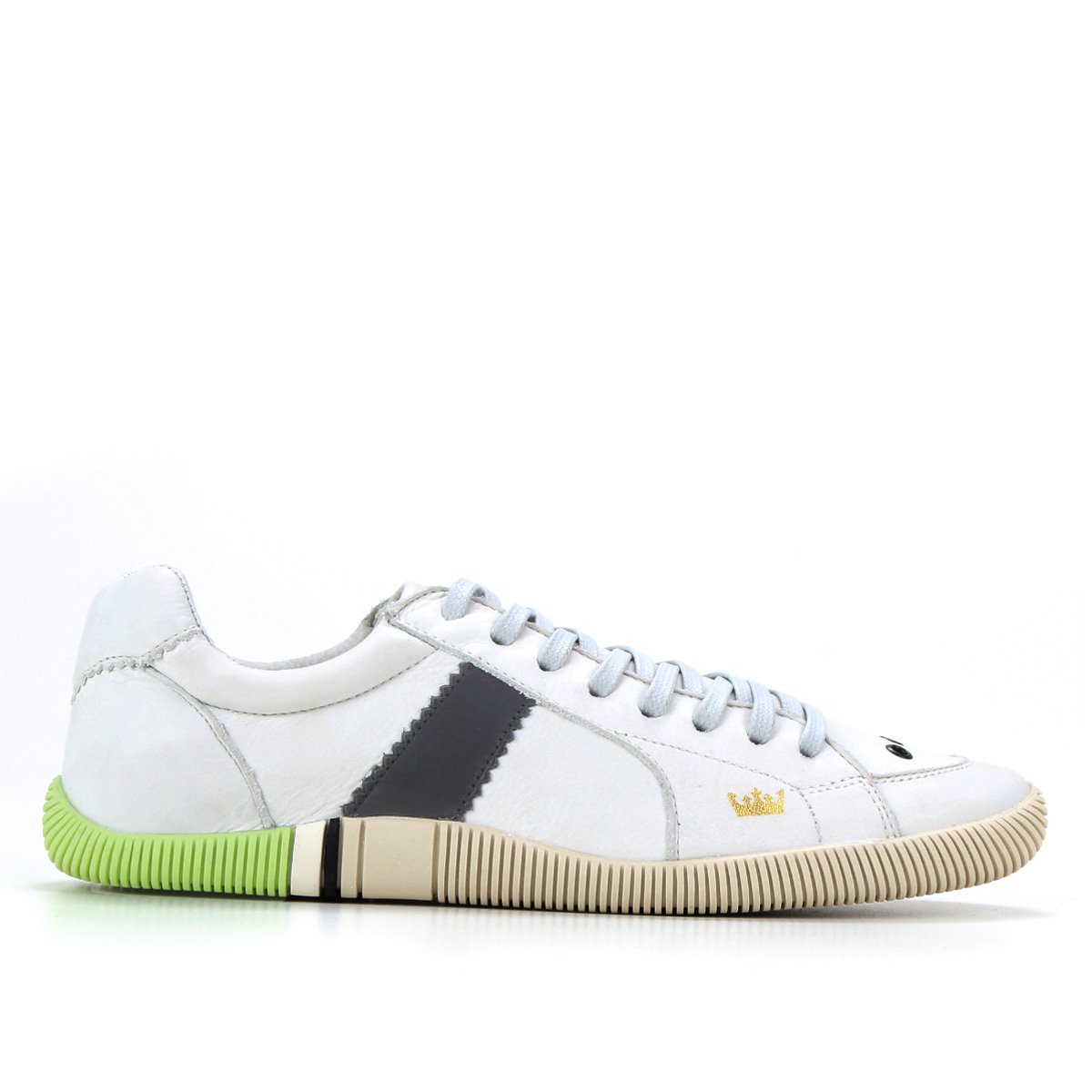 Tênis Osklen Riva Colour Sole Masculino - Off White+Preto Menor preço em Tênis Osklen Riva Colour Sole Masculino - Off White+Preto