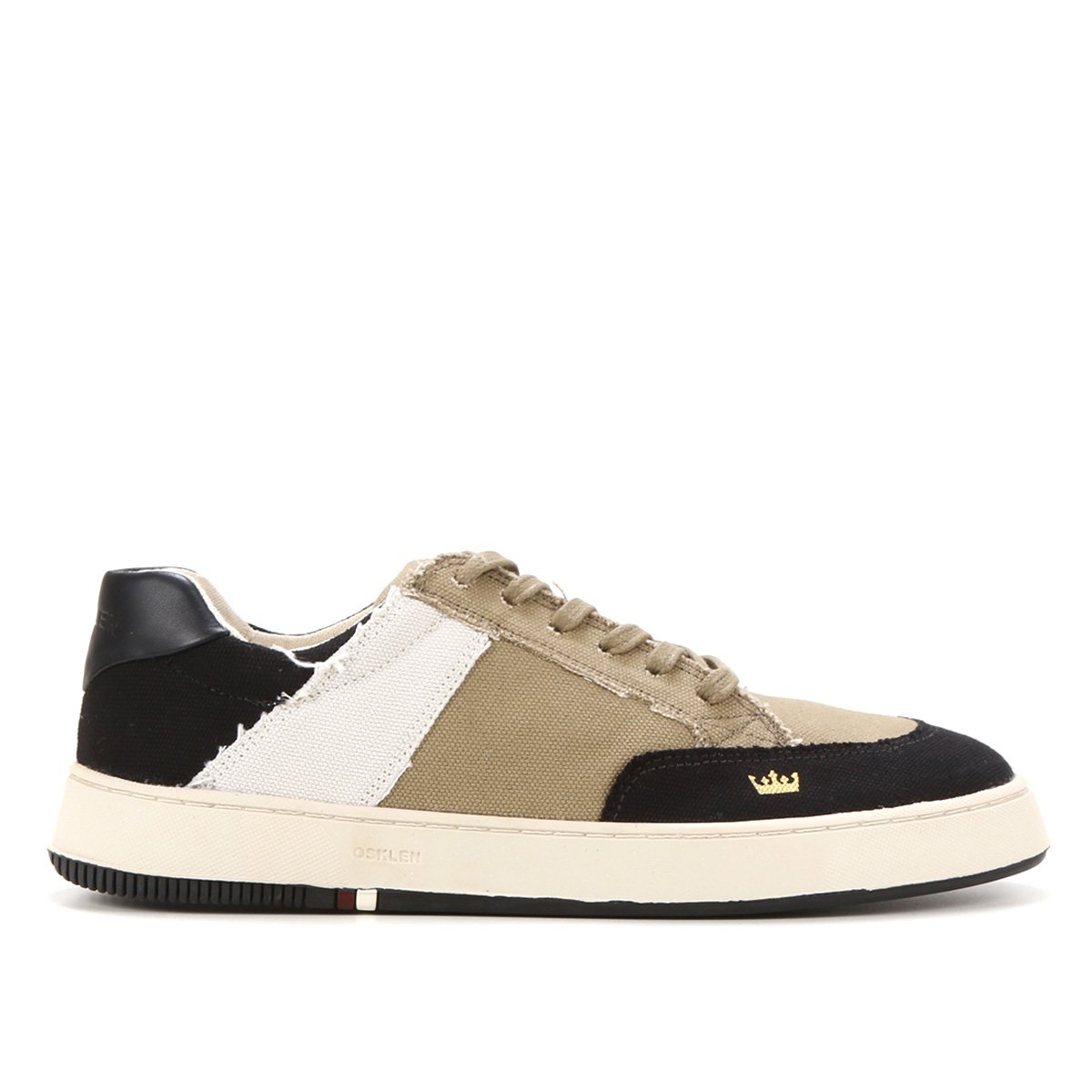 Tênis Osklen Soho Lona Colour Masculino - Caqui+Preto Menor preço em Tênis Osklen Soho Lona Colour Masculino - Caqui+Preto