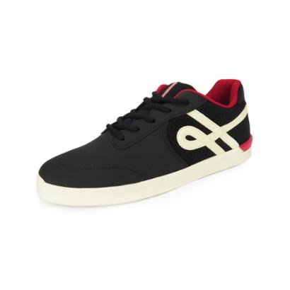 tenis couro sintetico masculino