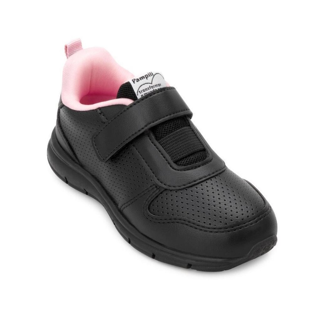 Tênis Pampili Infantil PP25/75200 Preto/Rosa