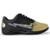 Tenis para futsal Cronos futebol de quadra salão Masculino Feminino Sola Costurada - Preto+Dourado