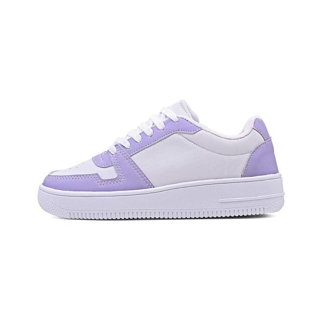 Tênis Parvaneh Feminino Casual Lilás com Branco