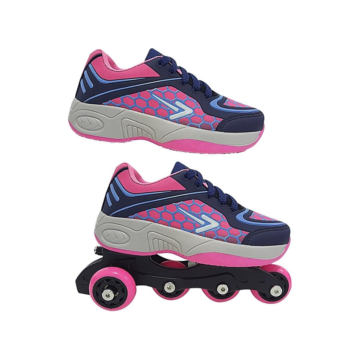 Box Kids Roller Box Tenis Patins Heelys Plus X2 Lighted Roller