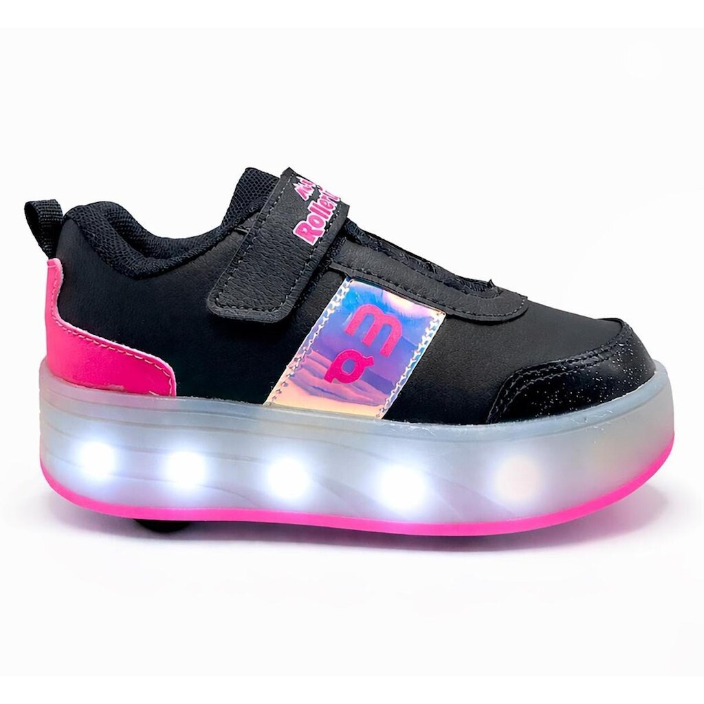 Tênis Patins Infantil Led Menino 4 Rodinhas Desmontáveis Menina