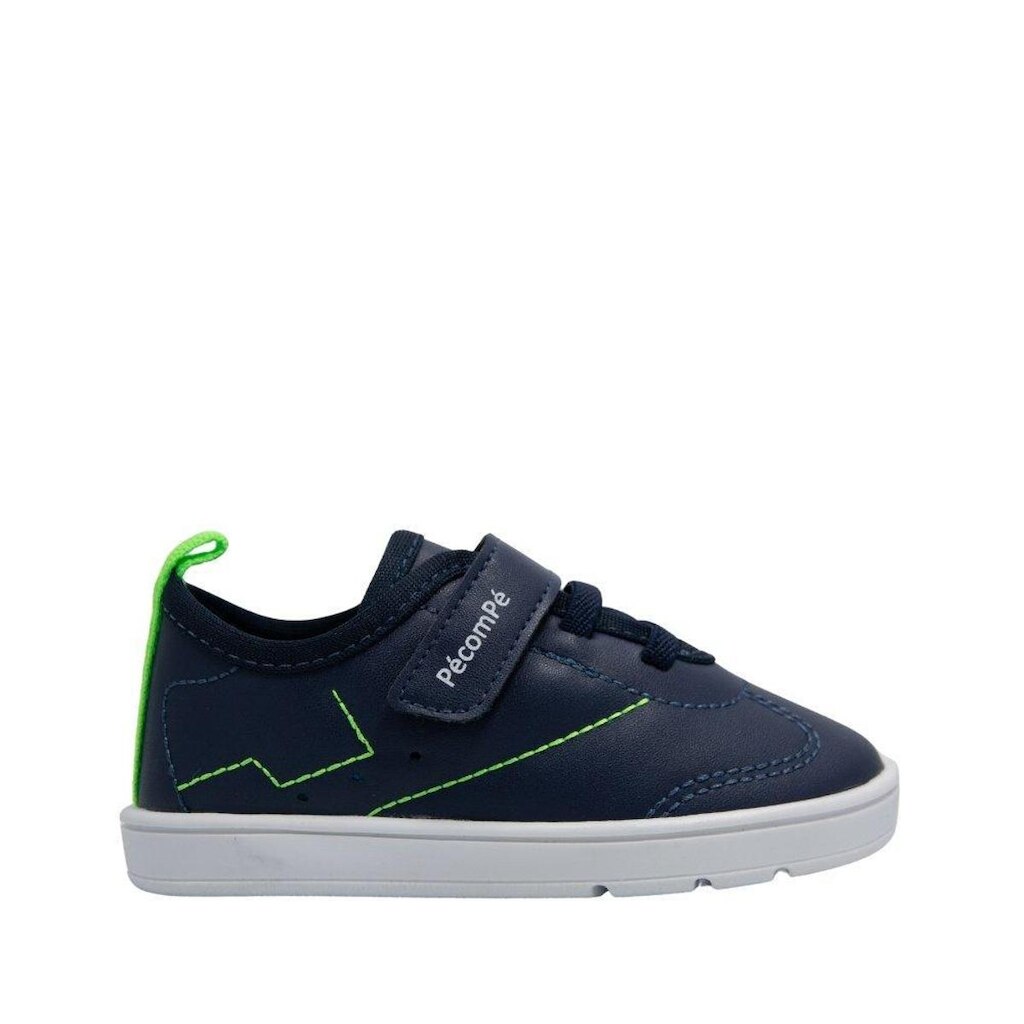 Tenis Pe Com Pe Azul Marinho Sem Cadarço