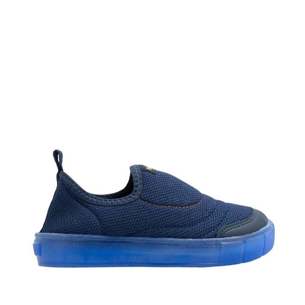Tenis Pe Com Pe Slip On Marinho Led