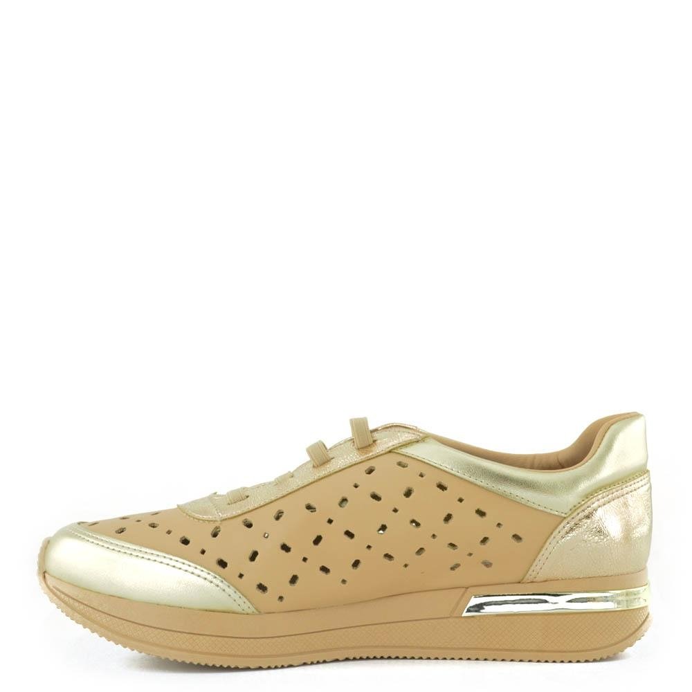 tenis piccadilly dourado