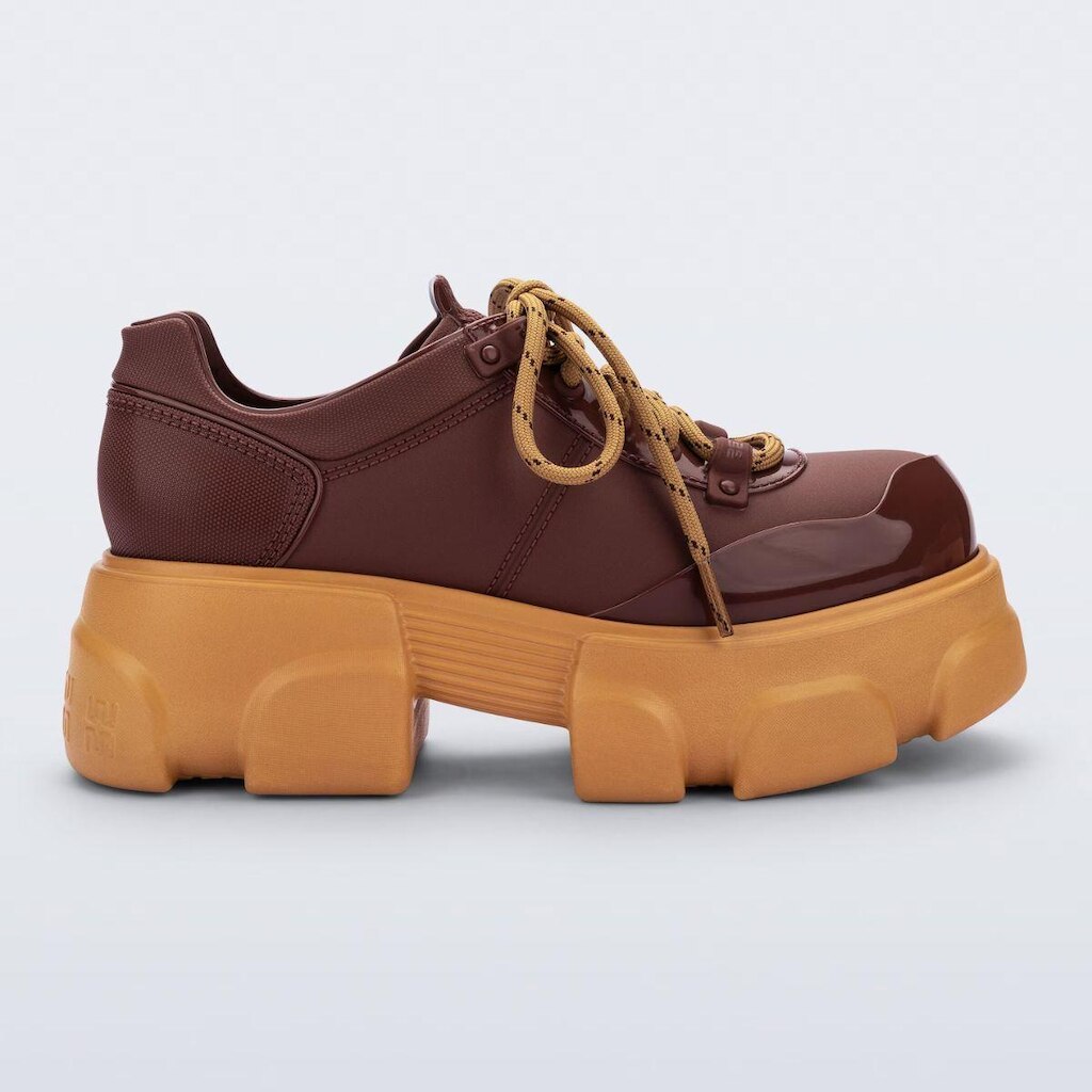 Tênis Plataforma Melissa Camp Marrom