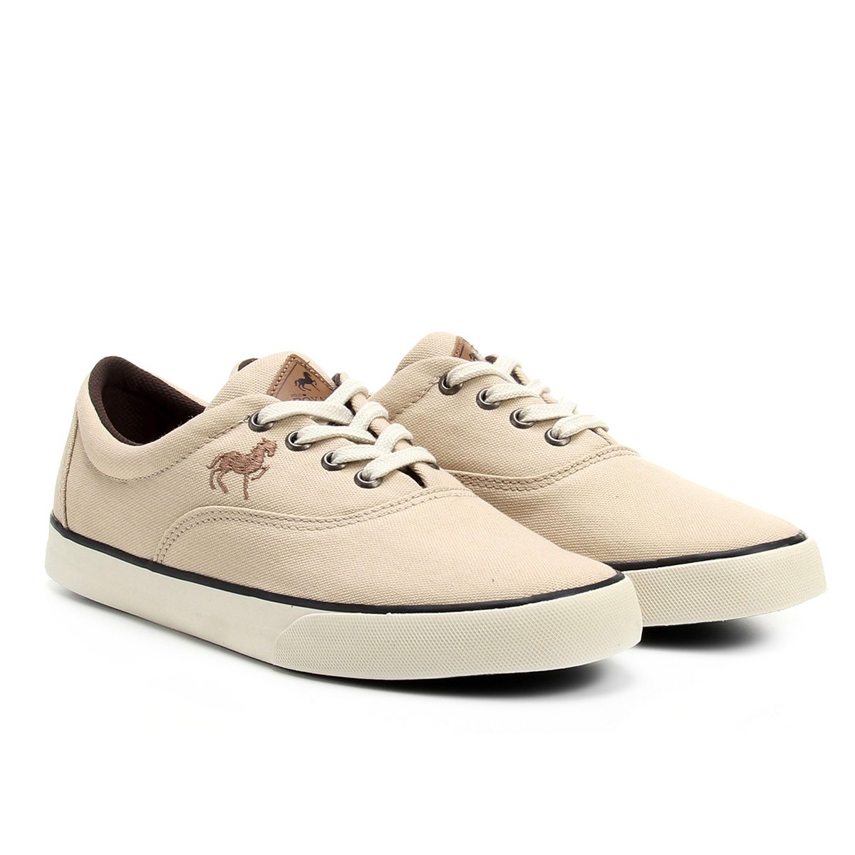 tenis polo masculino bege