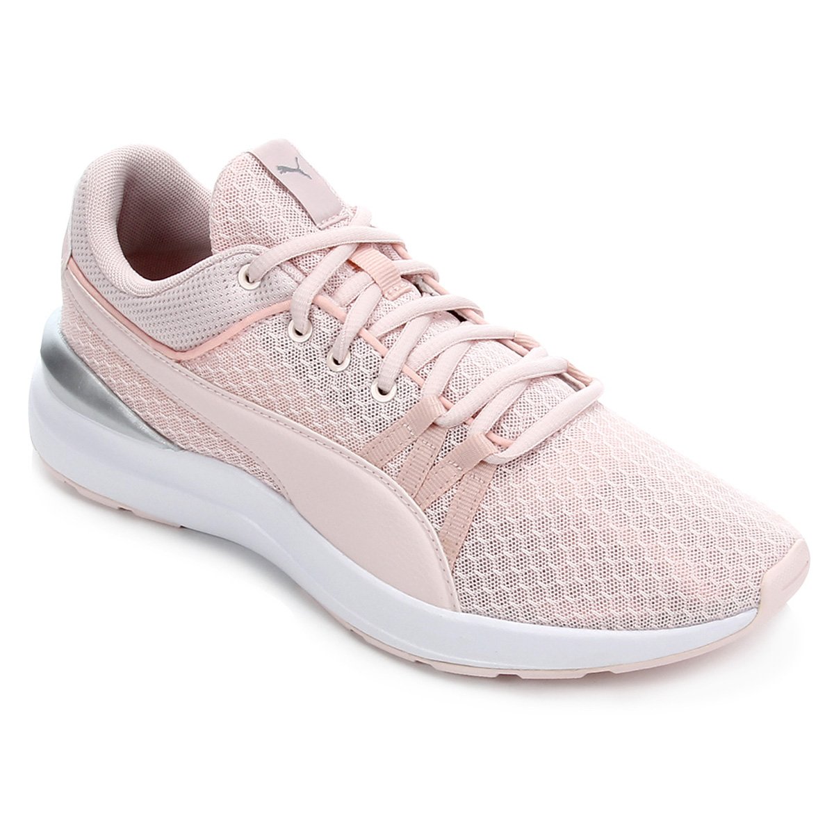 Tênis Puma Adela Core Feminino - Rosa Claro Menor preço em Tênis Puma Adela Core Feminino - Rosa Claro