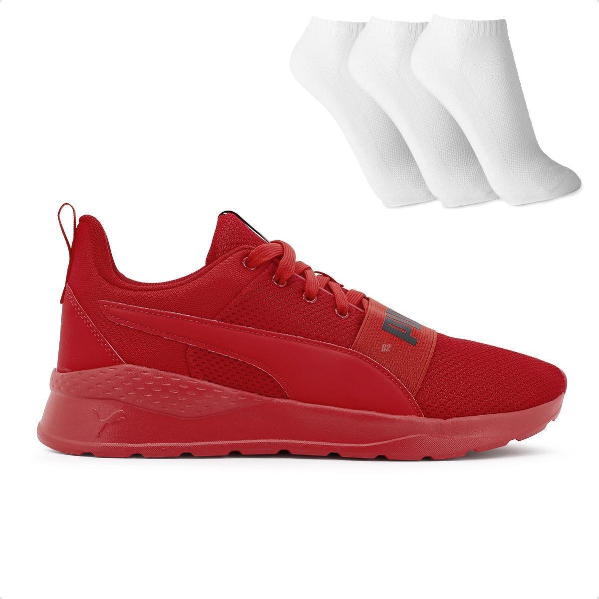 Tênis Puma Anzarun Lite Bold + 3 Pares de Meias Menor preço em Tênis Puma Anzarun Lite Bold + 3 Pares de Meias